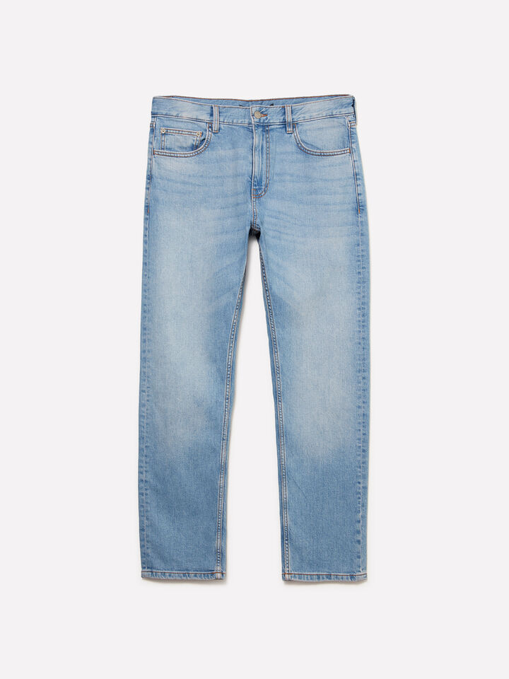 Τζιν Style 75 regular fit ανοιχτό μπλε - τζιν slim fit ανδρικά - Γαλαζιο | Sisley image number 1